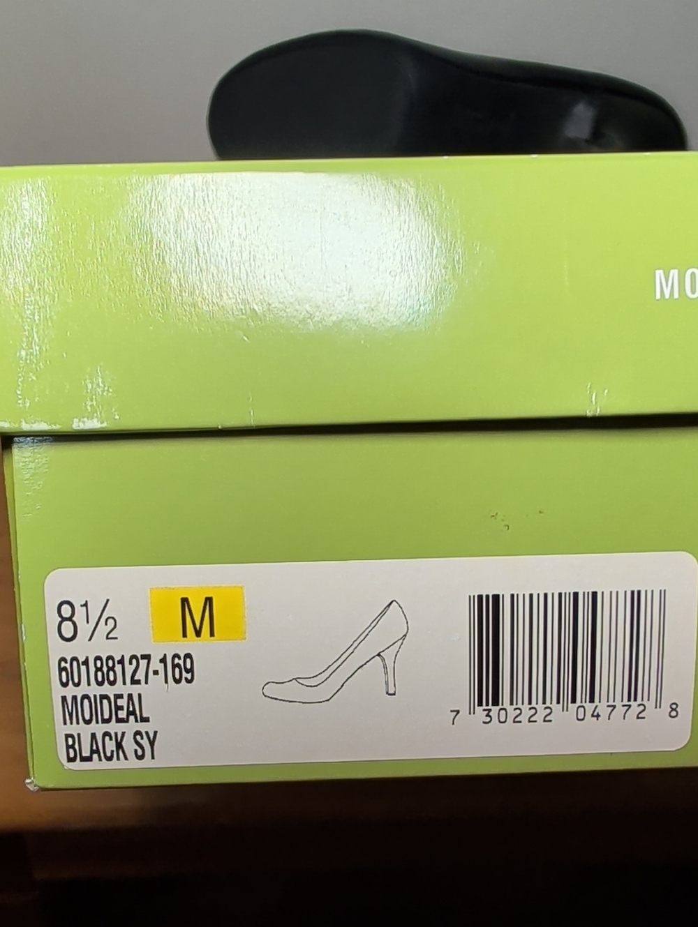 Mootsies Tootsies Moideal Black Classic Pump Heels Round Toe Women's Size 8.5 - Picture 7 of 7